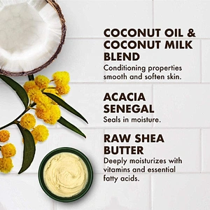 Soften & restore skin coconut oil daily hydration body wash