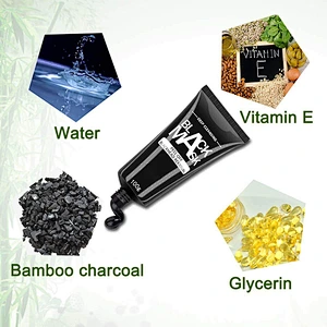 Factory wholesale whitening Cleaning bamboo charcoal black clay mask