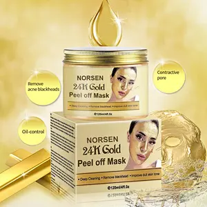 Factory Hot Sales Deep Cleansing Remove Blackhead 24K Gold Peel Off Mask