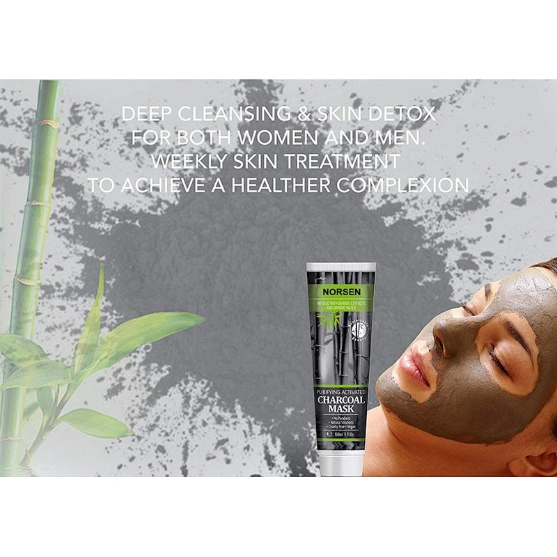 Wholesale High Quality Private Label Bamboo Purifying Activated Charcoal Mask