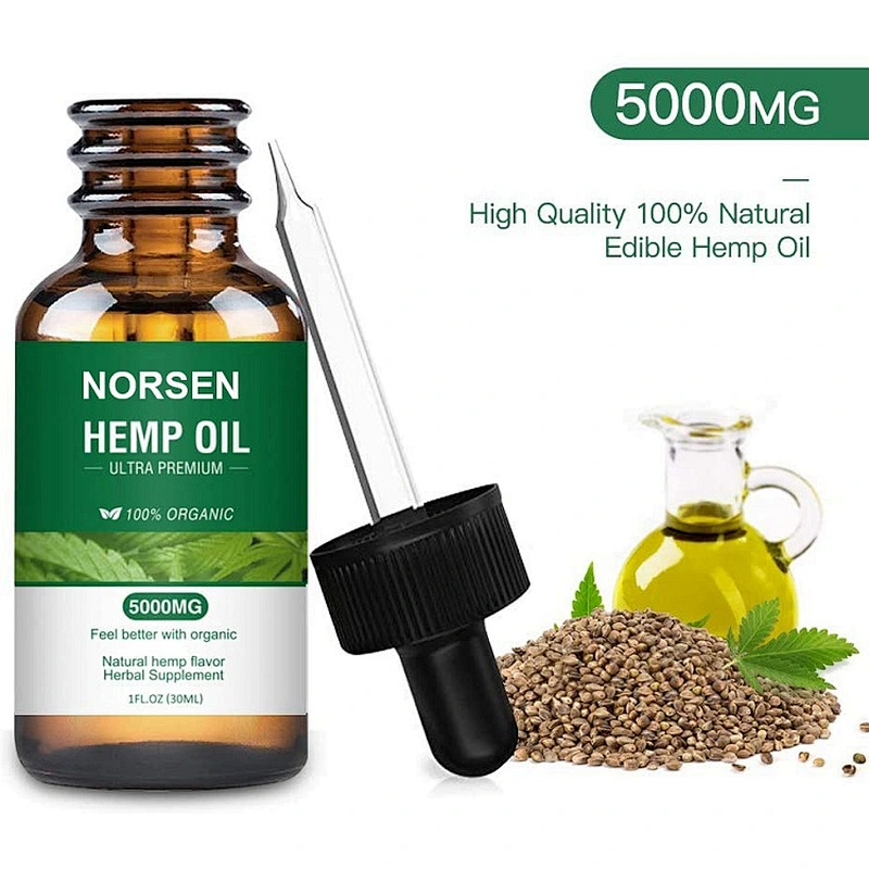 Natural organic private label relieve pain hemp seed oil
