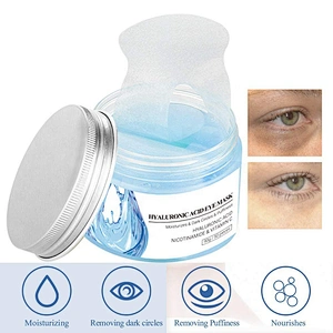Professional manufacturer supply hyaluronic acid eye mask for reduces dark circles and eyebags