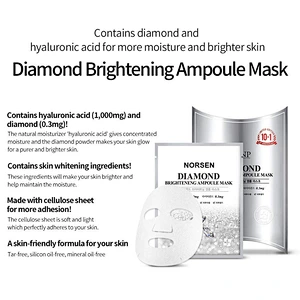 Private Label Diamond Brightening Ampoule Facial Mask