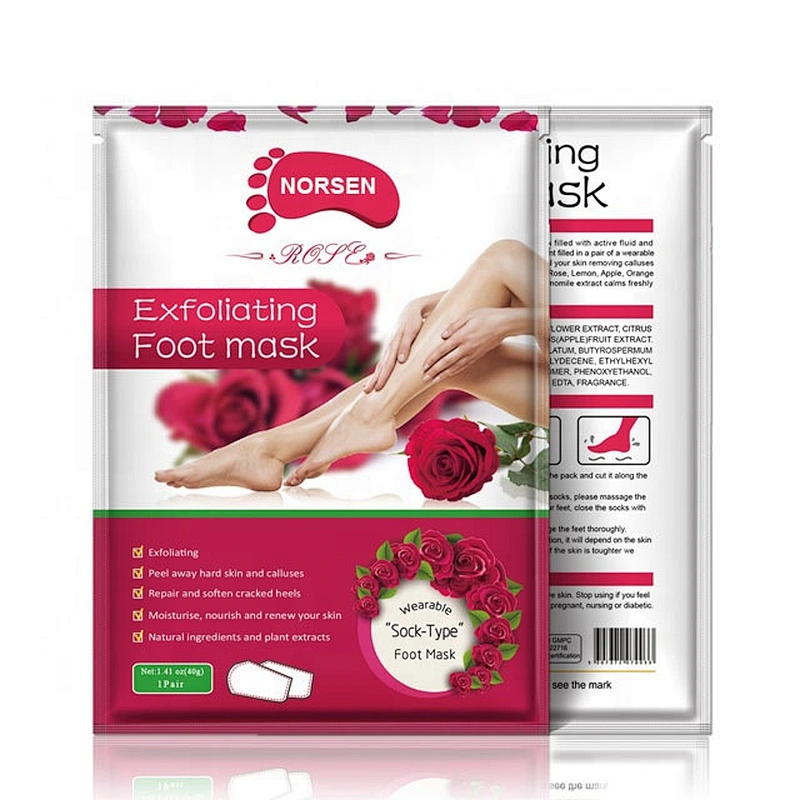 Factory Wholesale High Quality Remove Dead Skin Exfoliating Foot Peel Mask