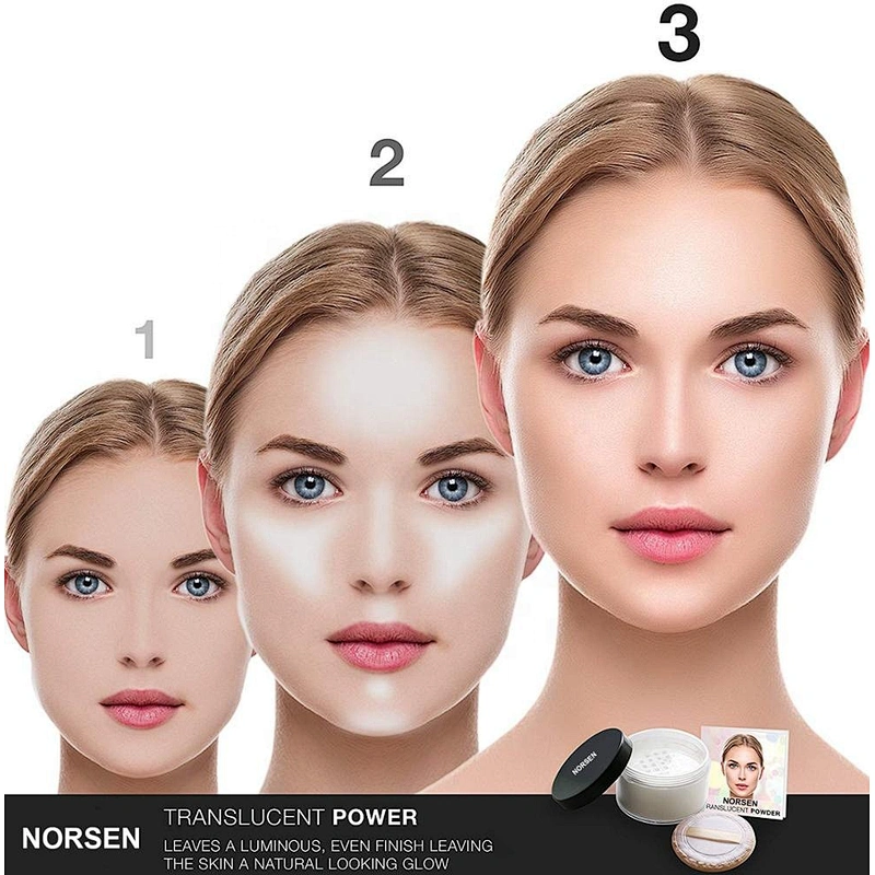 Excellent Quality Natural Matte Whitening Face Skin Care Makeup Powder