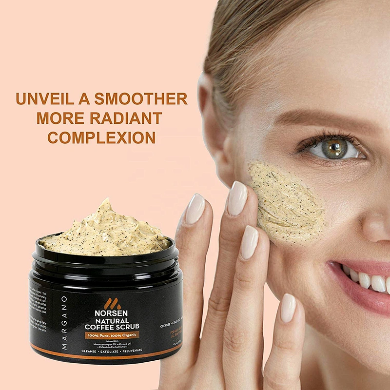 Hot Sale Private Label Natural Organic Rejuvenate Exfoliator Coffee Scrub