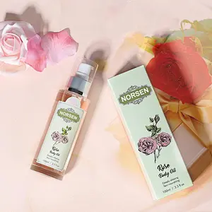 Wholesale rose sex body massage oil for female rich in bisabolol