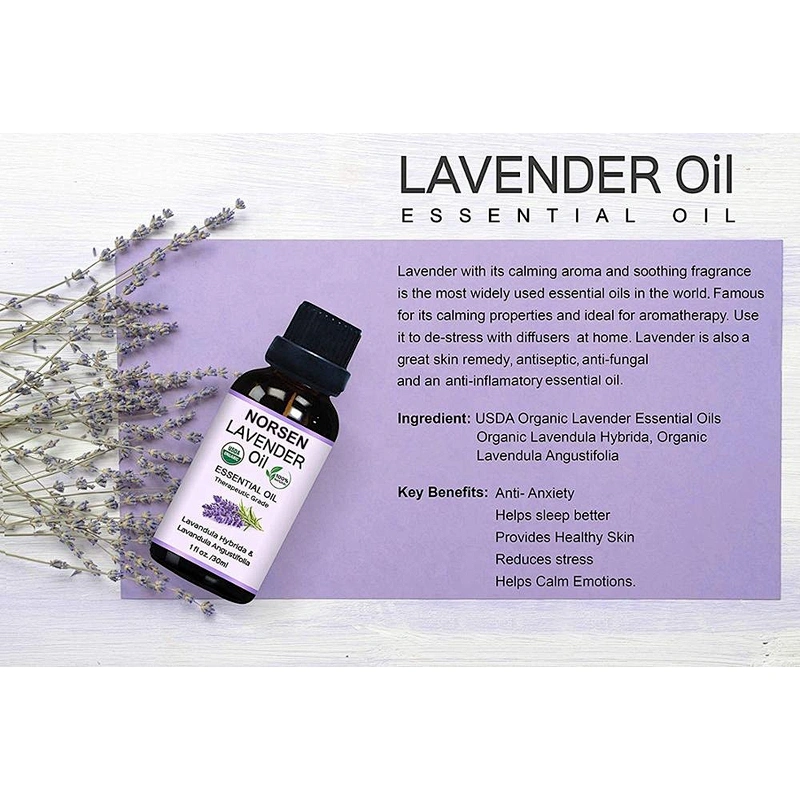 Wholesale high quality aromatic 100% pure lavender essential oil