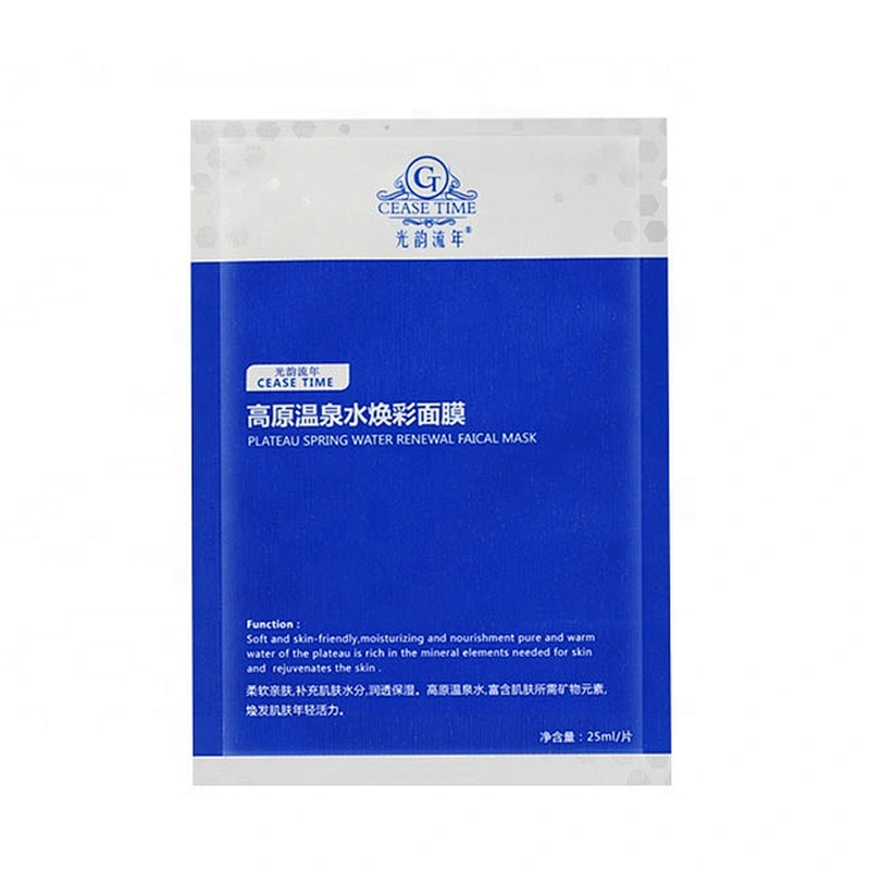 Hot Sale CEASE TIME Plateau Spring Water Renewal Facial Mask Sheet