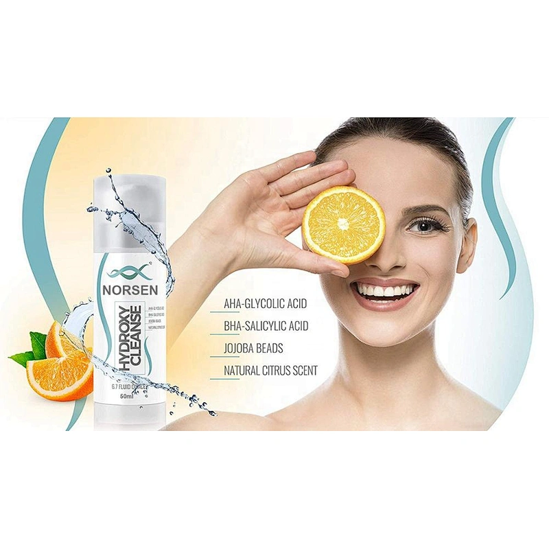 Factory Custom High Quality Organic Hydroxy Acid Facial Cleanser
