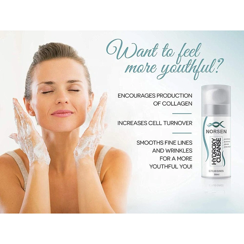 Factory Custom High Quality Organic Hydroxy Acid Facial Cleanser