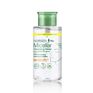Private Label 200ml Refreshing Oil Control Remover Makeup Micellar Cleansing Water