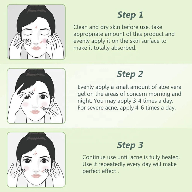 Wholesale Private Label 100% Pure Natural Organic Soothing Repair Aloe Vera Gel For Face