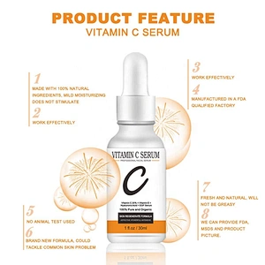 Private Label Natural Organic 20% Vitamin C Anti Aging Wrinkles Vitamin C Serum