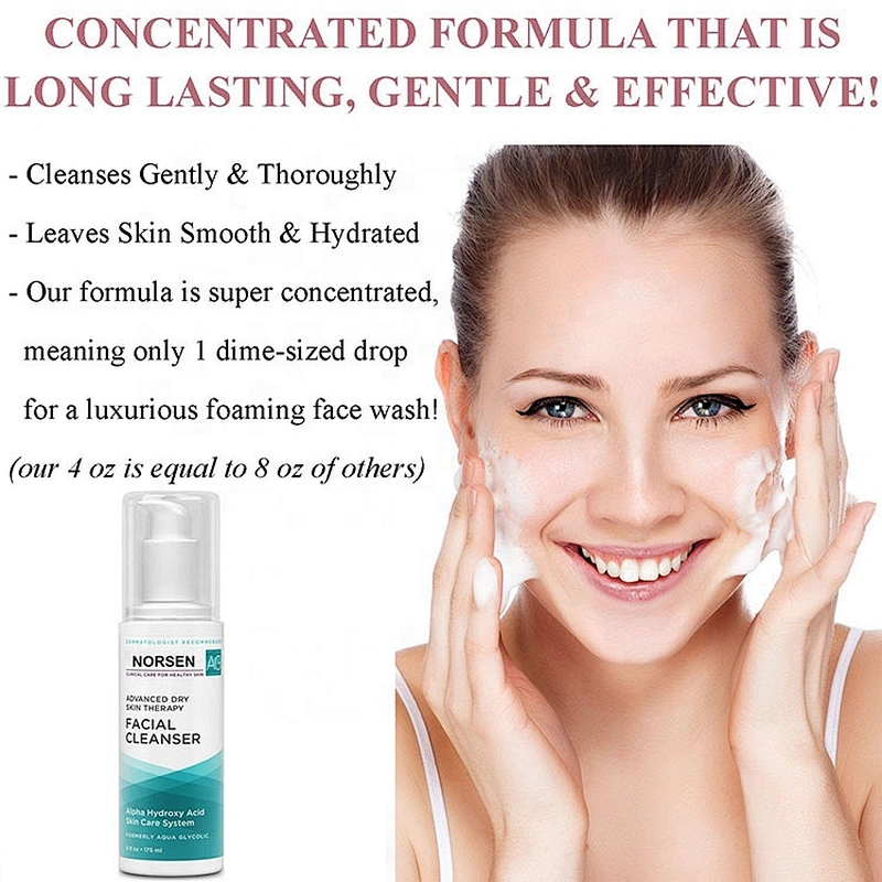 Wholesale Natural Organic Face Care Oil Control Whitening Facial Cleanser