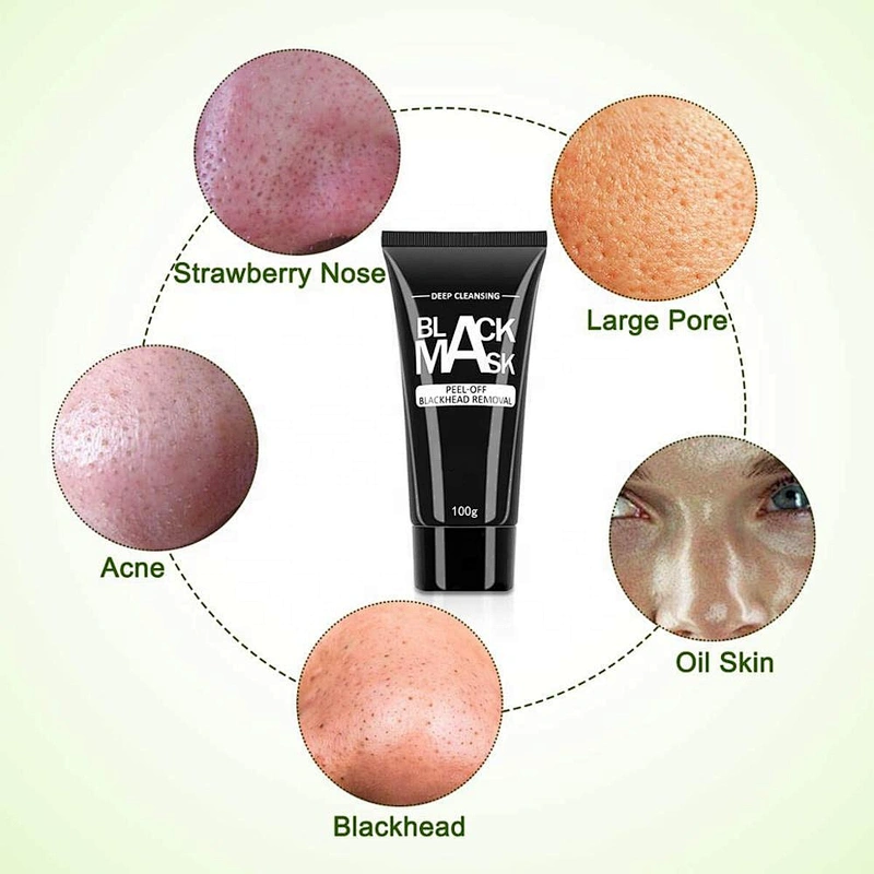 Hot Selling Deep Cleansing Blackhead Removal Bamboo Charcoal Peel Off Black Mask