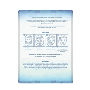 Private Label Organic Moisturizing Anti Aging Hyaluronic Collagen Sheet Face Mask
