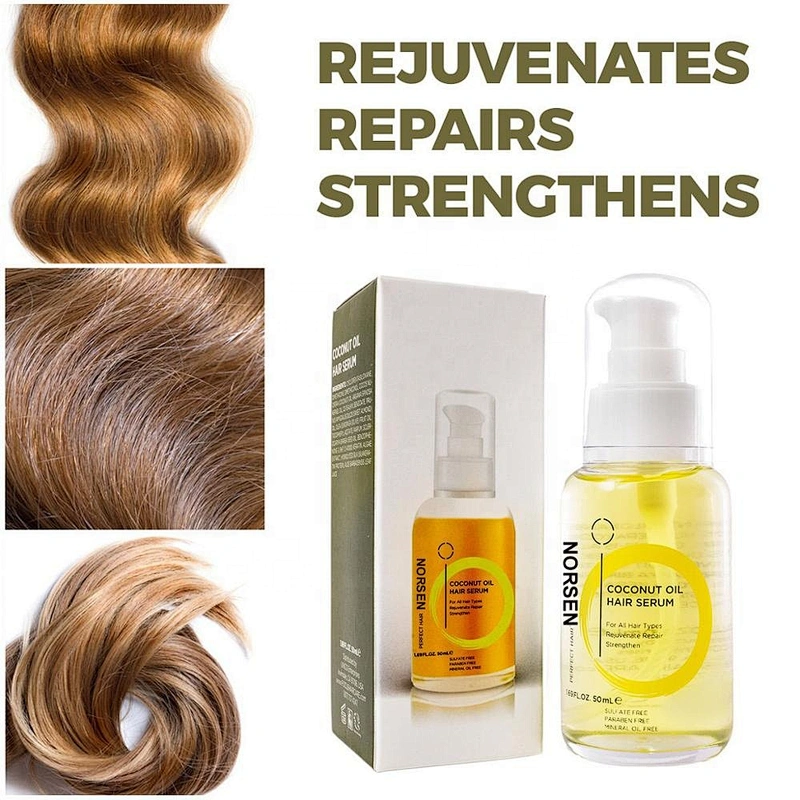 High quality factory price coconut oil hair serum for hair care