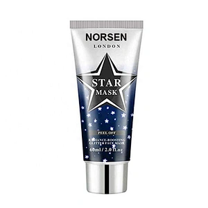 Whitening glitter face radiance boosting glitter peel off face star mask