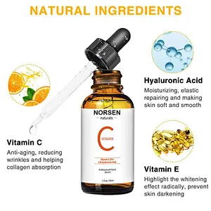 Private Label Skin Care Facial Serum Anti Wrinkle Anti Aging Vitamin C Serum