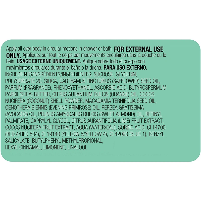 Hot Selling Private Label Organic Hydrating Exfoliating Shea Sugar Scrub Jars