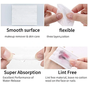Factory Plenty Of Sales Private Label Organic Non-Woven Fabric Makeup Remover Pads