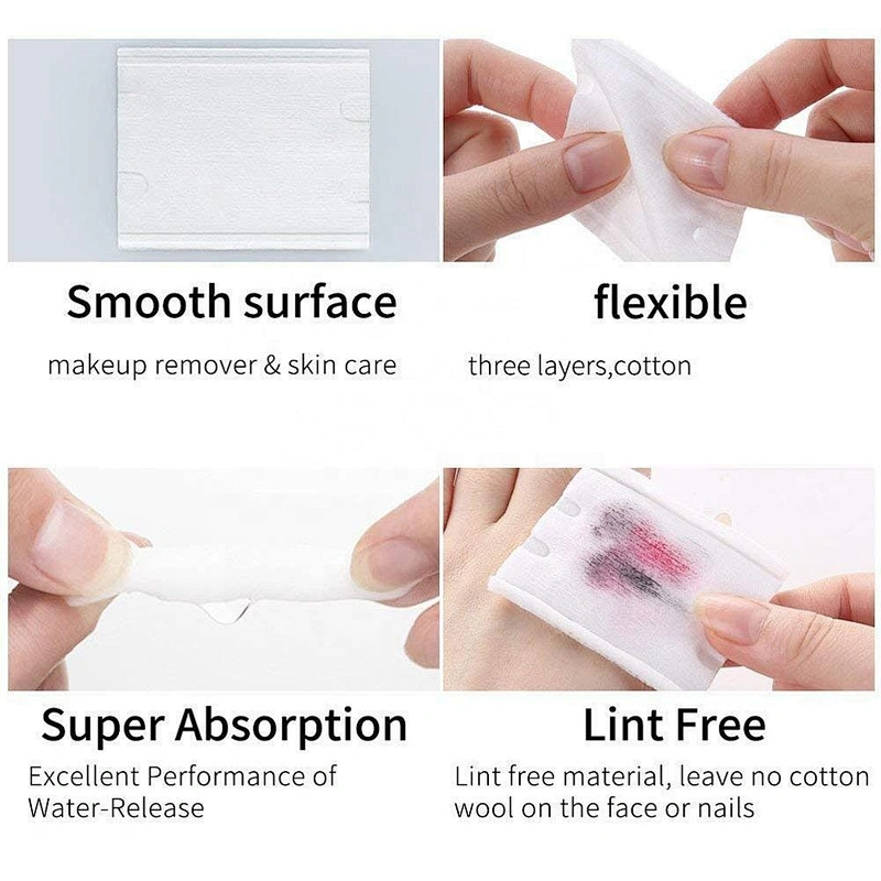 Factory Plenty Of Sales Private Label Organic Non-Woven Fabric Makeup Remover Pads