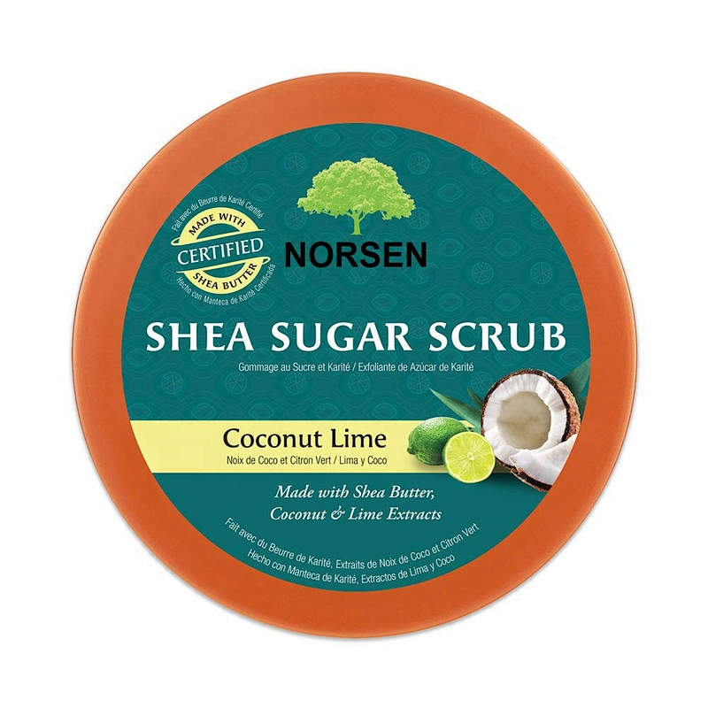 Hot Selling Private Label Organic Hydrating Exfoliating Shea Sugar Scrub Jars