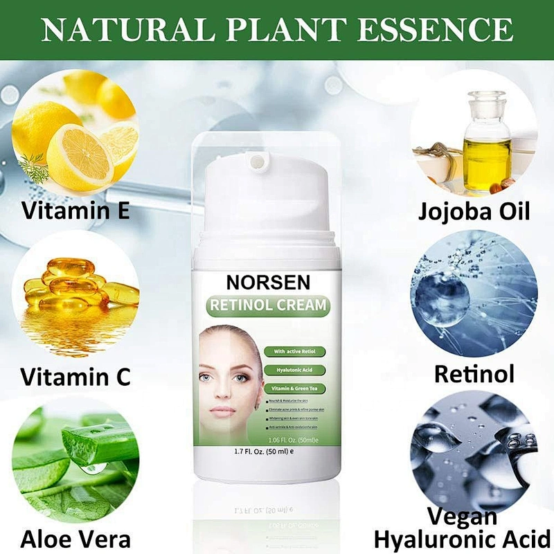 OEM Natural Organic Wrinkles Fine Lines Firming Skin Retinol Face Cream