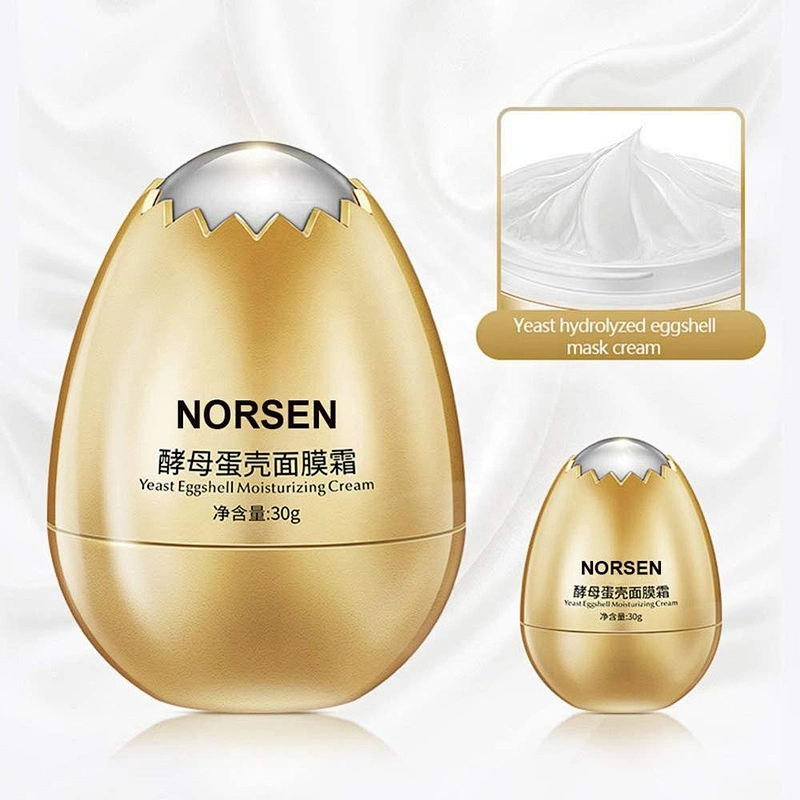 Wholesale Private Label Moisturizing Tightening Egg Shell Yeast Mask Cream