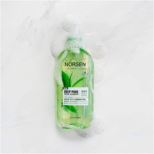 OEM Private Label Natural Organic Deep Cleansing Oil Control Green Tea Facial Cleanser
