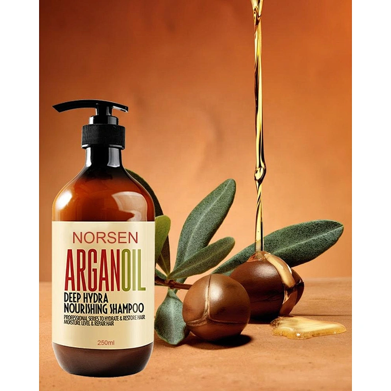 OEM Cosmetic Factory Wholesale Organic  Hair-Loss Prevention Argan Oil Hair Shampoo