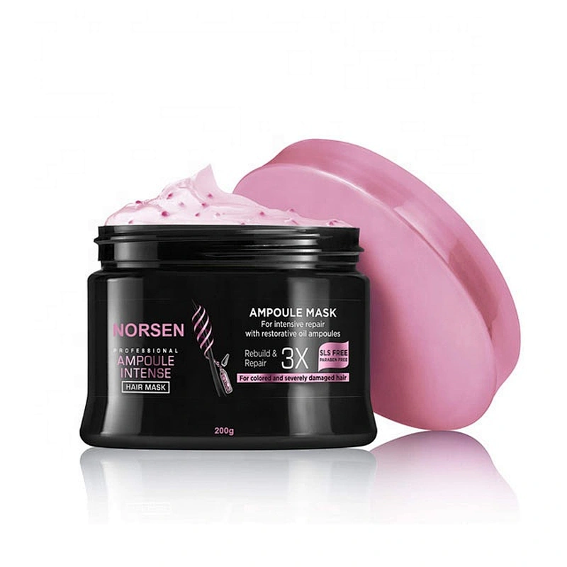 Natural oils ampoule organic hair rebuild repair mask