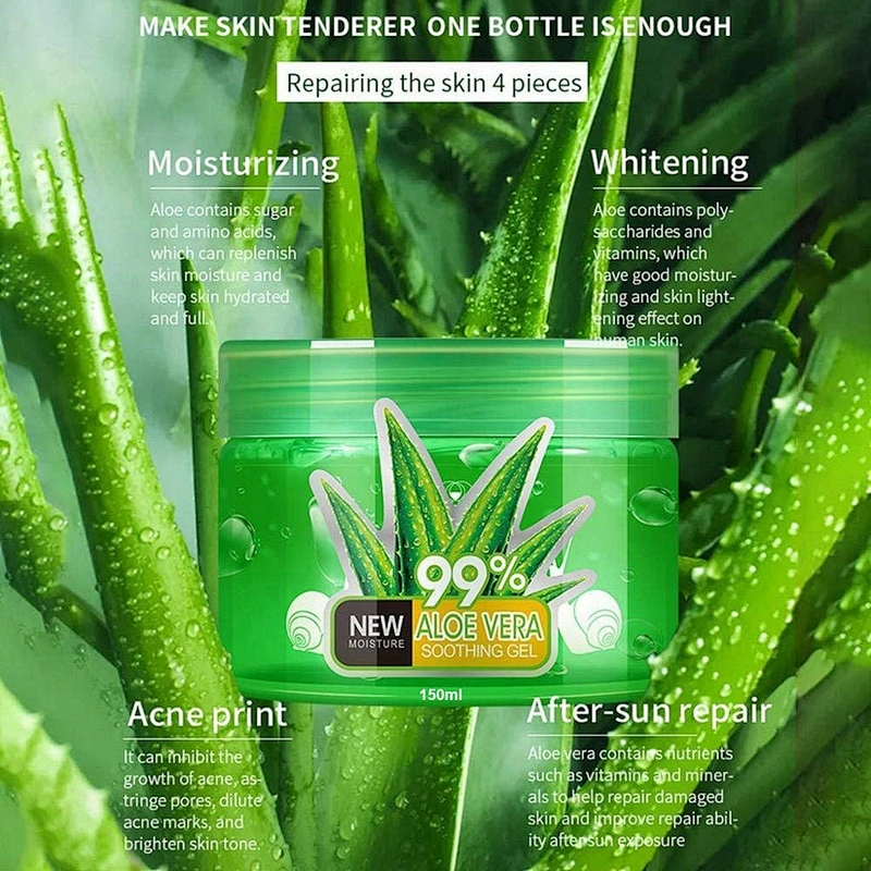 Wholesale100% Pure Natural Organic Aloe Vera Soothing Gel Bulk