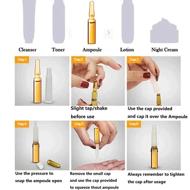 Wholesale Natural Organic Anti Aging Anti Wrinkle Hyaluronic Acid Brightening Ampoule Essence