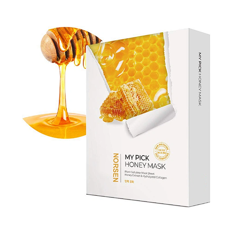 Private Label Honey Sheet Mask Moisturizing Facial Whitening Face Care Cleansing Mask