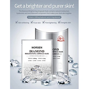 Private Label Diamond Brightening Ampoule Facial Mask