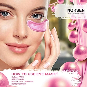 Pure 24k Gold rose gold concentrated recovery eye mask with bio-active ingredients