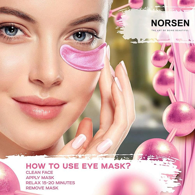 Pure 24k Gold rose gold concentrated recovery eye mask with bio-active ingredients