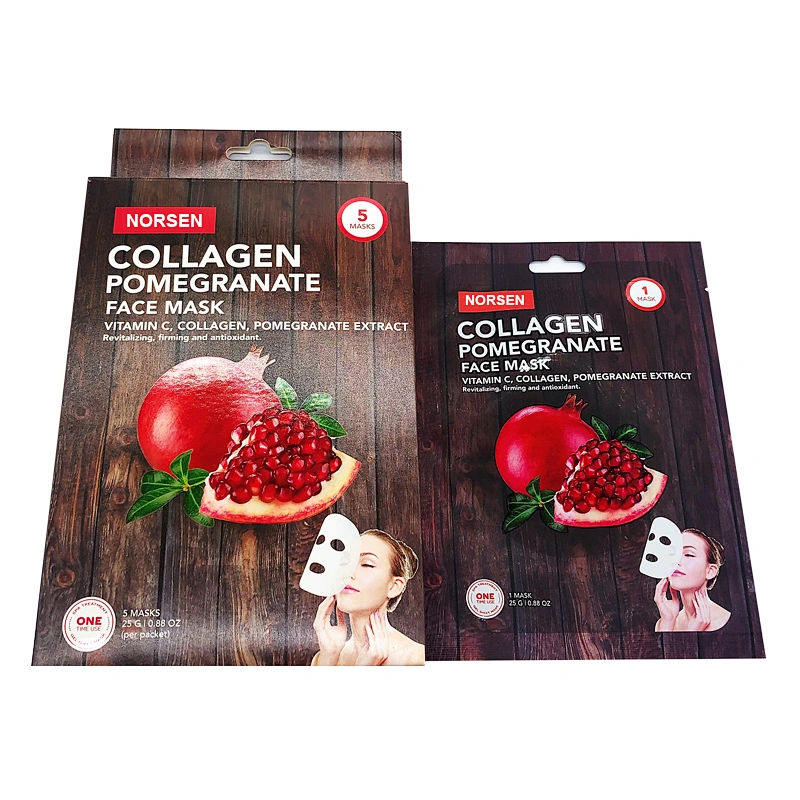 Wholesale High Quality Collagen Pomegranate Organic Facial Mask