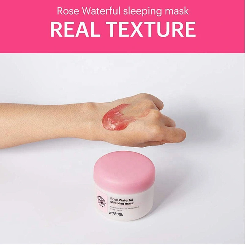 OEM Factory Custom Organic Skin Care Rose Sleeping Mask  With Vitamin C