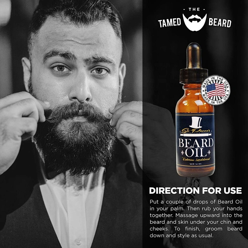 Factory price customized private label organic beard growth oil