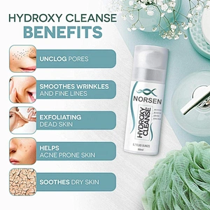 Factory Custom High Quality Organic Hydroxy Acid Facial Cleanser