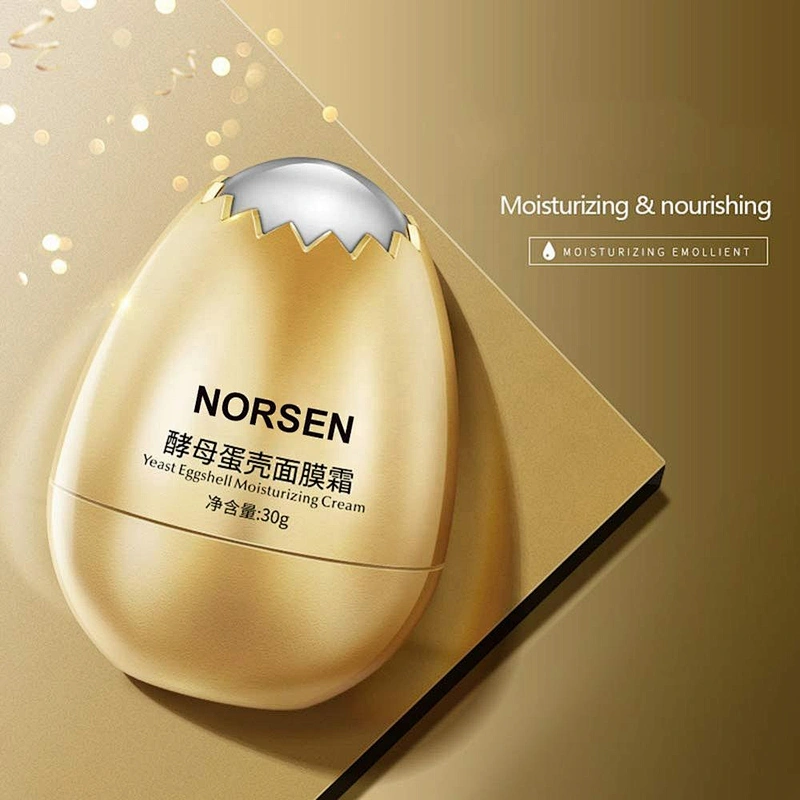 Wholesale Private Label Moisturizing Tightening Egg Shell Yeast Mask Cream