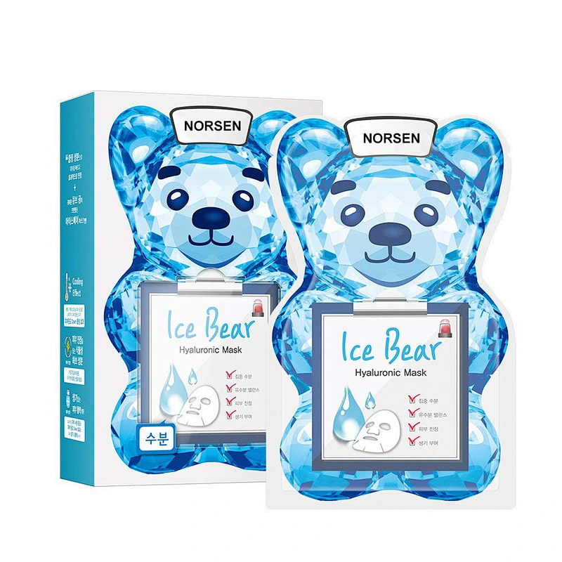 Wholesale anti aging anti wrinkle ice bear hyaluronic facial mask