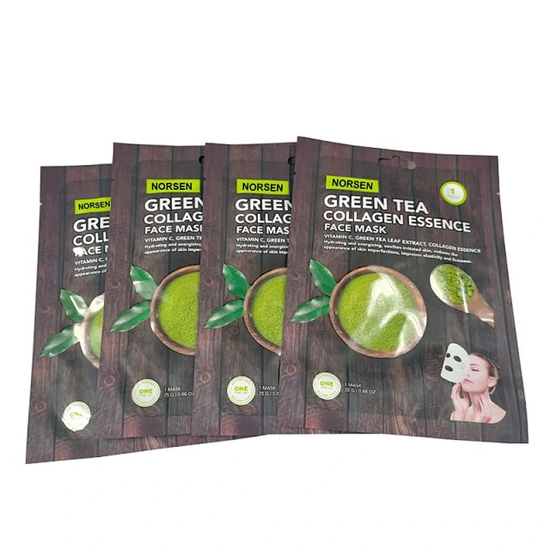 Hot Selling OEM/ODM Moisturizing Matcha Green Tea Collagen Face Mask