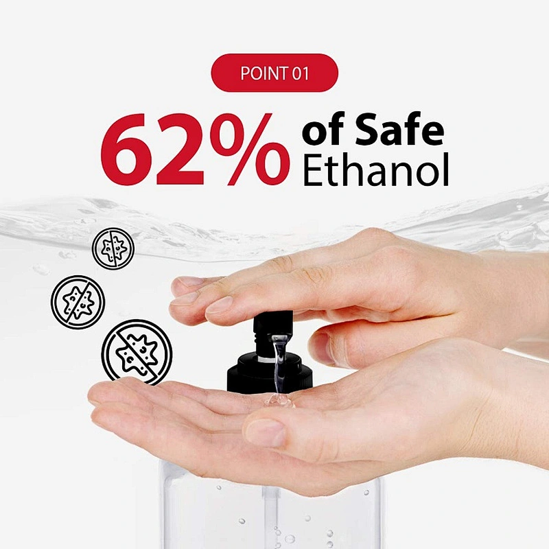 Hand Sanitizer Manufacturers 500ml Alcohol Fresh Water Hand Gel Sanitizer