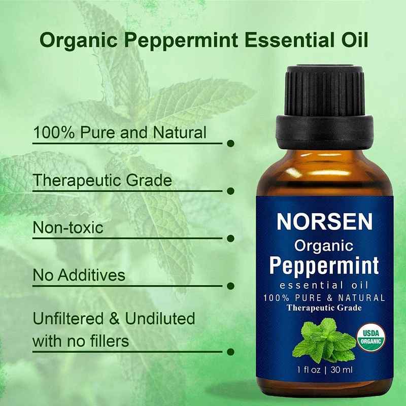 Hot Selling High Quality 100% Pure Natural Organic Peppermint Essential Oil