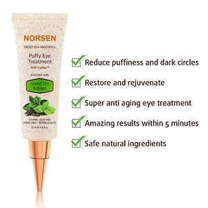 Private Label Natural Organic Anti Wrinkle Anti-aging Collagen Green Tea Eye Cream
