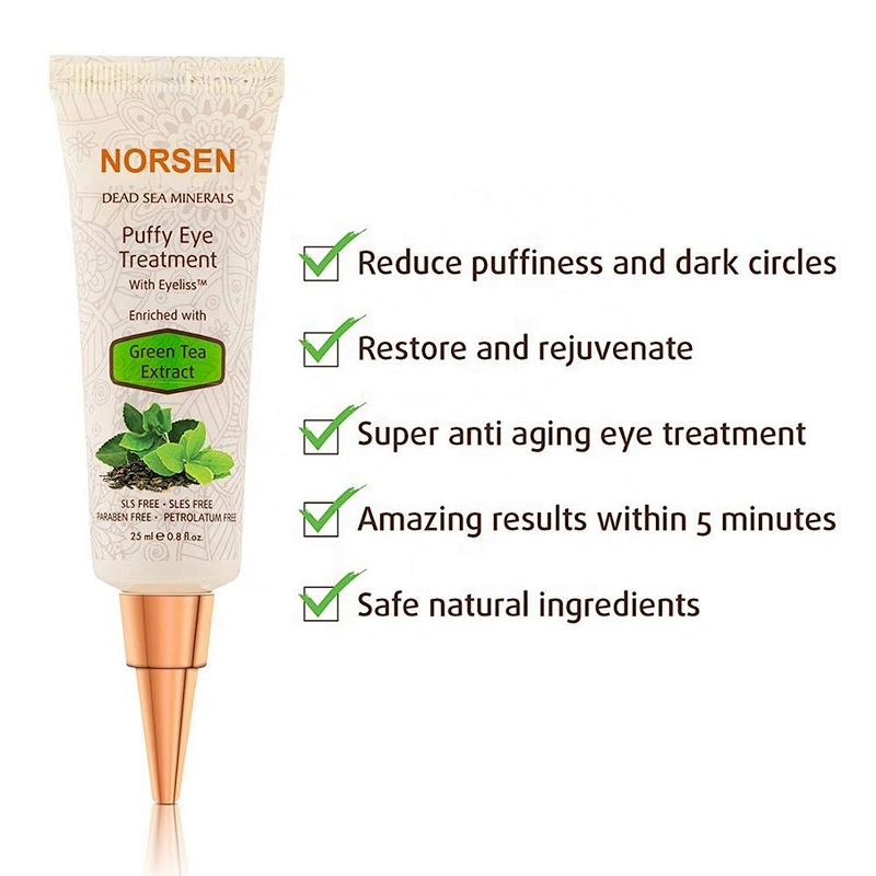 Private Label Natural Organic Anti Wrinkle Anti-aging Collagen Green Tea Eye Cream